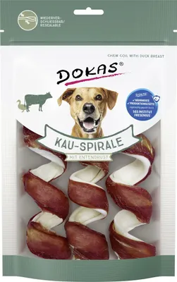 Produktbild von Dokas Kauspirale mit Entenbrust 110g