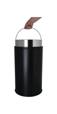 Produktbild von Abfallsammler Ø360xH745mm 50l mittelgrau HELIT
