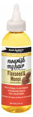 Obrázok produktu pre Rastový olej Aunt Jackie's Flaxseed & Monoi 4oz.