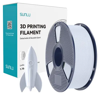 Produktbild von Sunlu High Speed PLA Filament Weiß für schnelle 3D Drucke