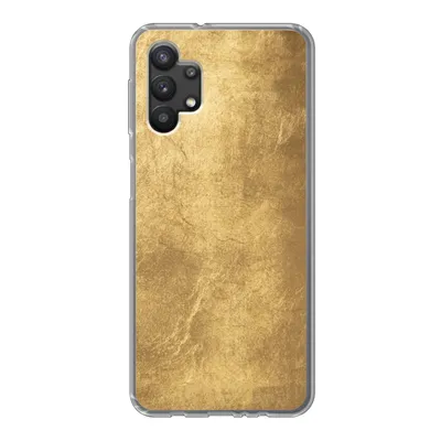 Produktbild von MuchoWow® Handyhülle Schutzhülle Hülle für Samsung Galaxy A32 5G Licht fällt auf eine goldene Wand Silikon Softcase Handy Hülle - Softcase