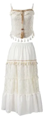 Produktbild von ALEIDA damen 2-teiliges set - weiss, M