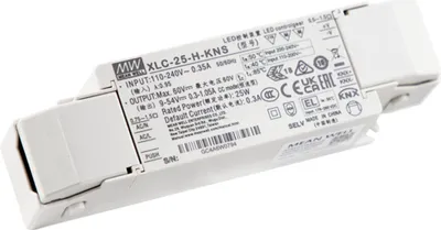 Produktbild von MEANWELL XLC-25-H-KNS AC-DC-LED-Netzteil CP 25W KNX Push-Dimm