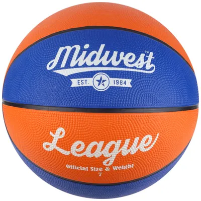 Produktbild von Midwest Liga Basketball blau/orange Größe 7