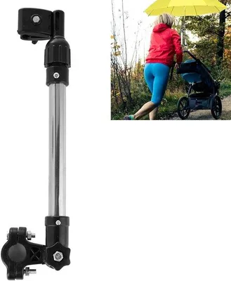 Obrázek produktu pro Nerezový teleskopický držák na kočárek, nastavitelný, 0,8–1 palce