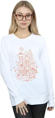 Produktbild von Star Wars - "Empire" Sweatshirt für Damen BI37997 (S) (Weiß)