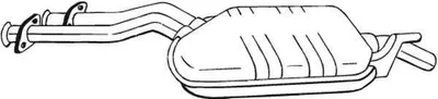 Produktbild von Bosal Mittelschalldämpfer  175-291