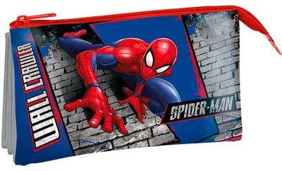 Zdjęcie produktu dla Piórnik trzykomorowy Spiderman SP50051