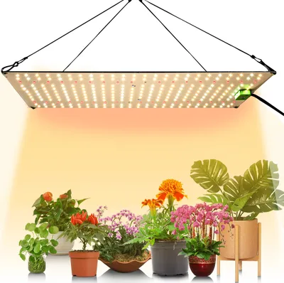 Immagine prodotto di 120W 276 LED lampada per piante a spettro completo dimmerabile luce per piante da interno lampada per la crescita delle serre lampada per la crescita delle piante