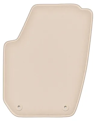 Produktbild von DURBAN Beige Velours-Fahrerfußmatte für Skoda Fabia II Schrägheck, Kombi (2007-2014)