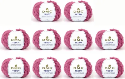 Produktbild von 10x DMC Teddy Garn – 100 % Polyamid, flauschig & pflegeleicht (Color 320)