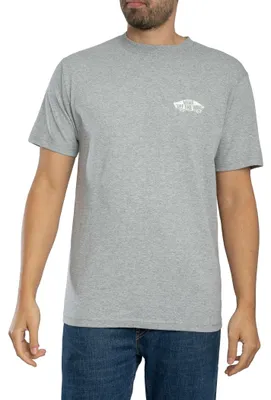 Produktbild von Vans Doppeltes Standard-T-Shirt mit Rückenlogo, Grau XS