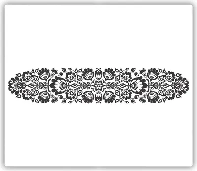 Produktbild von Tulup Glas Herdabdeckplatte Glaskeramikkochfeld-Abdeckung Spritzschutz Glasabdeckplatte Kochplattenabdeckung und Schneidebrett - Einteilig - 60x52 cm Volksblumen