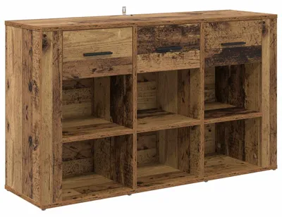 Produktbild von “2026 Modern“ Braun Sideboard Altholz 100 x 30 x 59,5 cm Holzwerkstoff - Designermöbel 56824 - Kommoden
