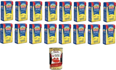 Produktbild von 16x DIVELLA INSTANT POLENTA MEHL GR.500 + Italian Gourmet polpa 400g