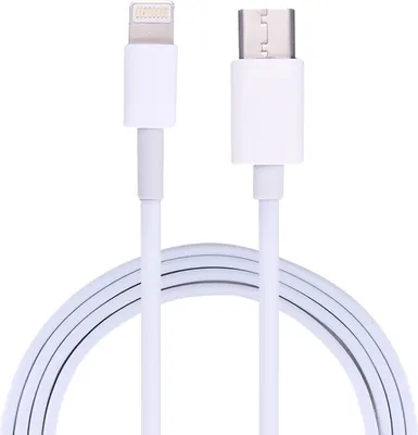 Produktbild von 1m USB-C / Type-C bis 8 Pin Datenkabel, Länge: 1 m
