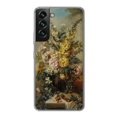 Produktbild von MuchoWow® Handyhülle Schutzhülle Hülle für Samsung Galaxy S22 Plus Große Vase mit Blumen - Alte Meister - Malerei Silikon Softcase Handy Hülle - Schutzabdeckung