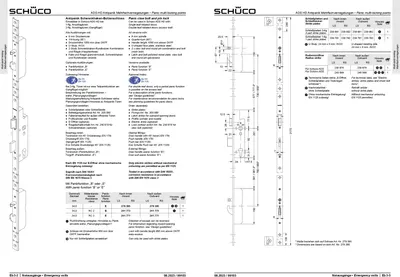 Produktbild von Schüco Antipanik Schwenkhaken-Bolzenschloss 241771 Fkt E