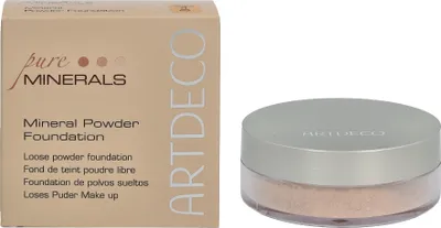 Produktbild von ARTDECO Mineral Powder, Pulver, Universal, Feuchtigkeitsspendend, Glanz, Beige, Light Beige, Matte