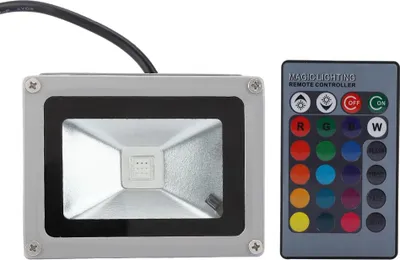 Produktbild von 10W RGB LED Buntes Flutlicht Strahler für den Außenbereich mit Fernbedienung