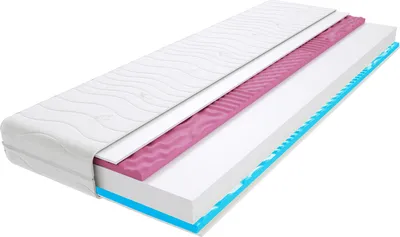 Produktbild von Schaumstoff Matratze 90x200 cm Doppelmatratze, H3 Mittelfest Komfortschaummatratze 14 cm Hoch Profilierter Moletschaum Profilierter Visco Memory mit Klimafaser, Hypoallergen, HR-Schaum, Wendematratze, Gesteppter & Abnehmbarer Bezug Tivoli 2x Molet