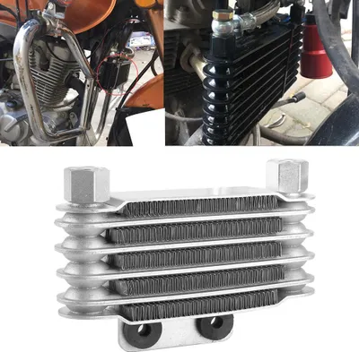 Zdjęcie produktu dla 5-rzędowa uniwersalna chłodnica oleju silnikowego do motocykli o pojemności 125-250 cm3 ATV