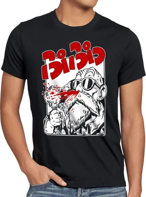 Produktbild von style3 Roshi Nasenbluten Herren T-Shirt turtle gt z son-goku