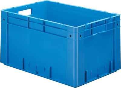 Zdjęcie produktu dla LA-KA-PE Pojemnik transportowy do sztaplowania L600xW400xH320mm - VTK 600/320-0 SZARY