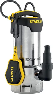 Image de Stanley - Submersible Pump - Stainless Steel - Dirty Water - 1100 W