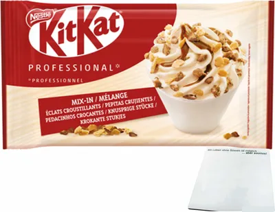 Produktbild von KitKat Mix-In Knusprige Stücke (400g Beutel) + usy Block