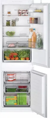 Produktbild von Bosch KIN865SE0 Kühl- und Gefrierkombination Freistehend 184 l E Weiß