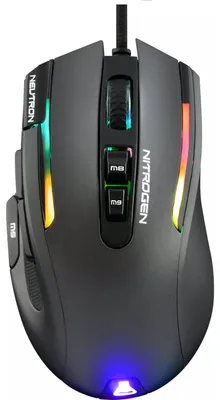 Produktbild von DIE G-LAB RGB Gaming Mouse - 7200 DPI - Programmierbar - Schwarz