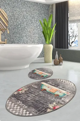 Immagine prodotto di Mijolnir, Bain, tappetino da bagno, multicolore, poliestere, 60 x 100 cm