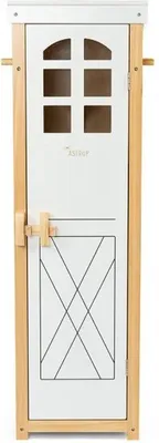 Produktbild von By Astrup s Steckenpferd in Weiß mit sehr kompletten Spielset - Stall - Hindernis - Schrank - Pflegeset - Mistboy - Rosetten