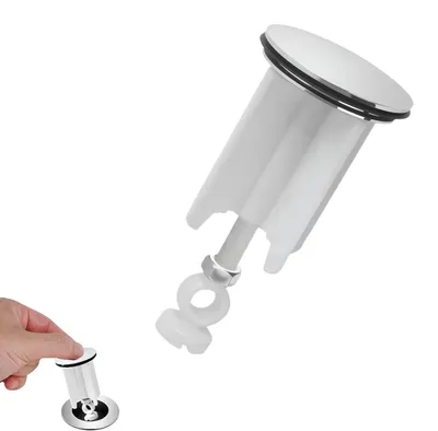 Produktbild von Waschbeckenstöpsel, Spülbeckenstöpsel 40 mm, verstellbarer Gummi-Abflussstöpsel für Waschbecken, universeller Waschbeckenstöpsel, höhenverstellbarer Abflussstöpsel für Küche und Bad