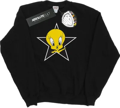 Produktbild von Looney Tunes - "Tweety Pie Star" Sweatshirt für Damen BI8048 (XXL) (Schwarz)