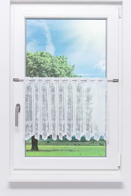 Produktbild von Lysel Scheibengardine - Provence (Bx H) 150cm * 45cm weiß/weiß