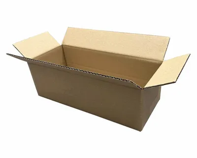 Produktbild von 30x Faltkarton  600x200x(100)-200mm mit variabler Höhe 1-wellig Dickwelle braun
