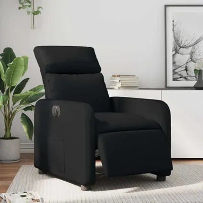 Produktbild von CLORIS Relaxsessel Elektrisch Schwarz Kunstleder - Fernsehsesel LL0000256829