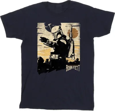Produktbild von Star Wars - "The Book Of Boba Fett Points" T-Shirt für Herren BI44922 (S) (Marineblau)