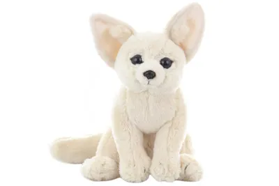 Produktbild von Uni-Toys - Wüstenfuchs-Baby, Fennek - 18 cm (Höhe) - Plüsch-Fuchs - Plüschtier, Kuscheltier
