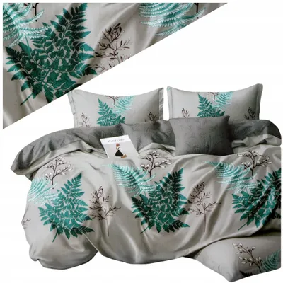 Produktbild von Łóżkoholicy Baumwollsatin Bettwäsche 200x220 cm Grau