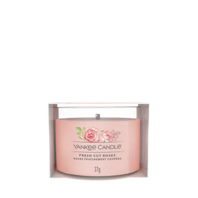 Obrázek produktu pro Yankee Candle FRESH CUT ROSES - Vzorník ve sklenici