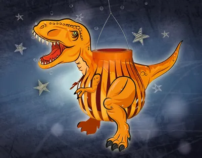 Produktbild von URSUS Laternen-Bastelset T-Rex