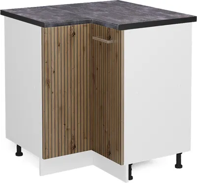 Image de Meuble d'angle Vicco R-Line Chêne Artisan 75.6cm , PT Anthracite, Model 49233
