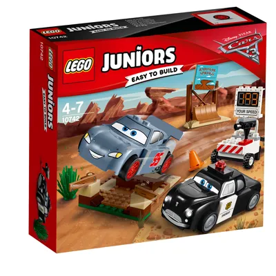 Produktbild von LEGO® Juniors Rasante Trainingsrunden in der Teufelsschanze 10742