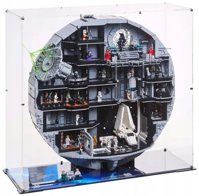 Produktbild von Blacked Brick Vitrine für LEGO® 75419 Star Wars – Todesstern