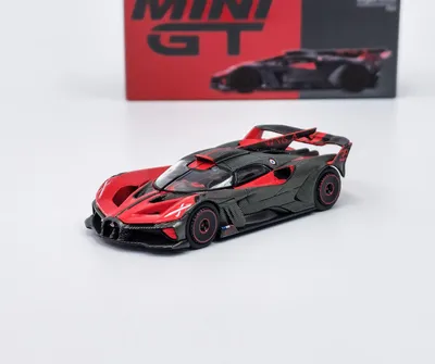 Produktbild von _Bugatti Bolide Red – Mini-GT im Maßstab 1:64