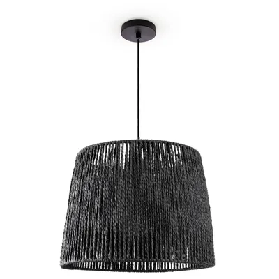 Produktbild von Pendelleuchte Esstisch Hängelampe Esszimmer Lampe E27 Papier Boho Rattan