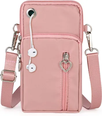 Produktbild von Handytasche, kleine Umhängetasche, Nylon, mit Kopfhöreranschluss, für unter 7" Handys